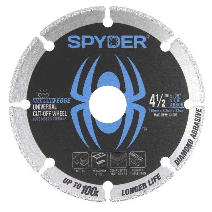 Spyder Diamond Cut-Off Wheel 4-1/2