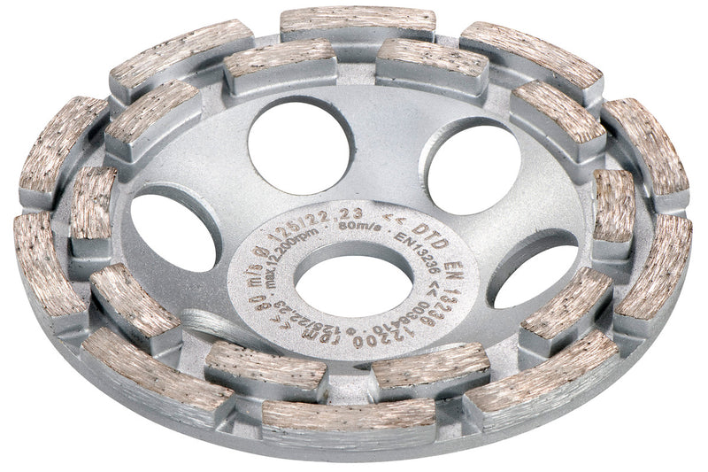 Metabo 5" Double Row Diamond Cup Wheel for RSEV 19-125 RT