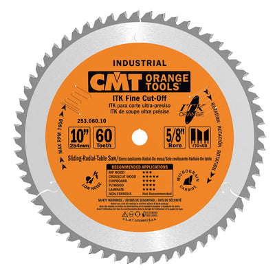 CMT 253.072.12 ITK Industrial Finish Sliding Compound Miter Saw Blade, 12-Inch