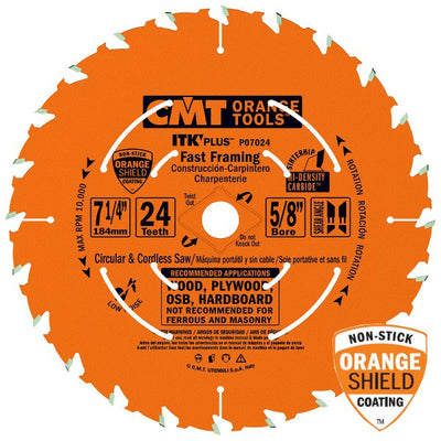 CMT P06018 ITK PLUS Saw Blade for Fast Framing Masterpack, 6-1/2