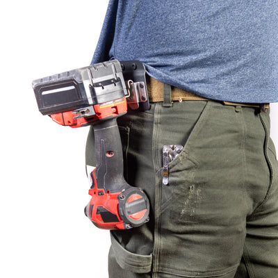 DriverMaster: The Tactical Cordless Tool Belt Clip Holder for Drills, Impacts, and Nailers
