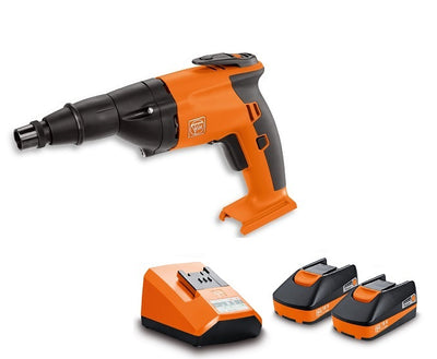Cordless Metal Screwdriver 18V- ASCS 6.3 with two 2.5Ah batteries and charger