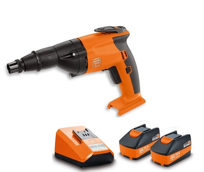 Cordless Metal Screwdriver 18V- ASCS 6.3 with two 5.0Ah batteries and charger